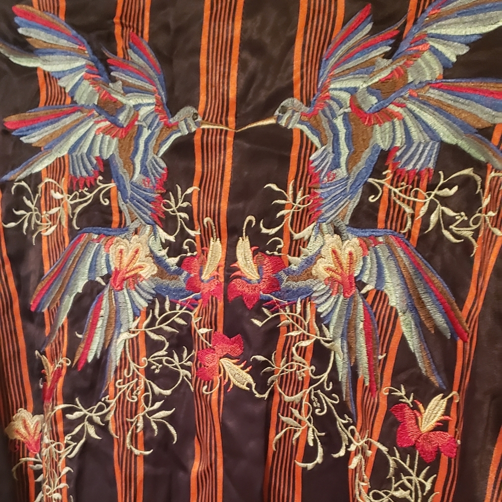 Free People Embroidered Robe